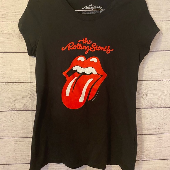 the Rolling Stones Tops - Rolling Stones brand juniors tee size XL black